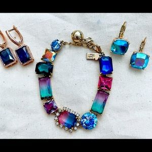 Kate Spade Beautiful Bracelet and 2 Pairs of Earrings